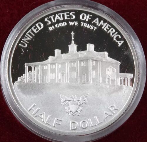 1982-S George Washington Commemorative Half Dollar Proof 50C 90% SIlver US Coin - Picture 3 of 5