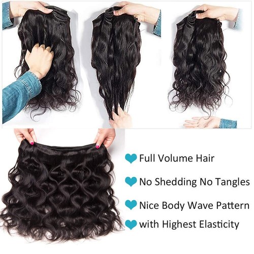 Echthaar Bündel Körperwelle 1/3/4 Bündel Brazilian Remy Virgin Hair Extensions - Bild 11 von 20