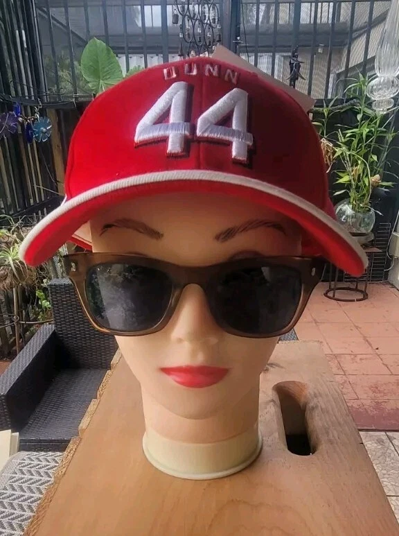 Boné de beisebol assinado por Adam Dunn Cincinnati Reds #44 novo com etiquetas - Imagem 2 de 4