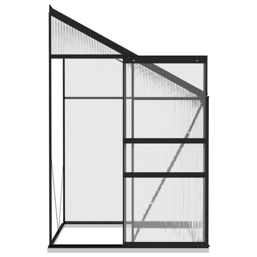 Greenhouse Garden Shed Patio Outdoor Nursery House Anthracite Aluminium vidaXL - Picture 16 of 59