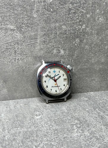 Vintage Soviet watch VOSTOK 2409. KOMANDIRSKIE. Airplan. Made in USSR-Serv- - Picture 9 of 17