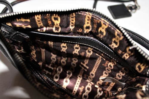 Cartera de cuero negro Tiganello - Imagen 2 de 5