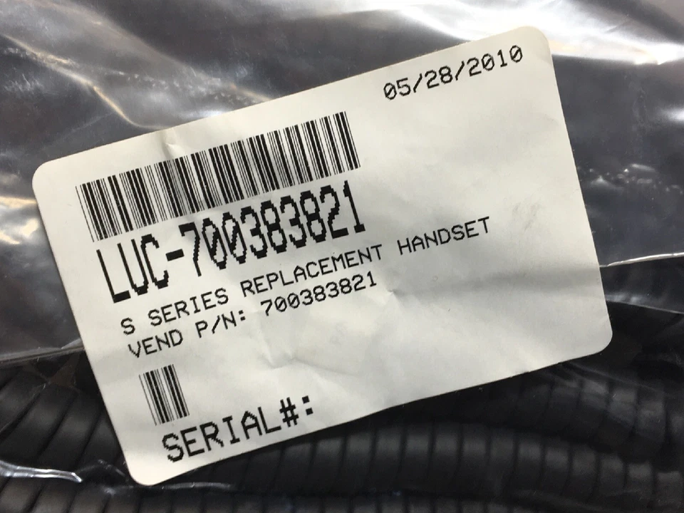 Lote de 5 NUEVO Repuesto Auricular Cable Negro Serie S LUC-700383821, 700383821 Foto 3 de 3