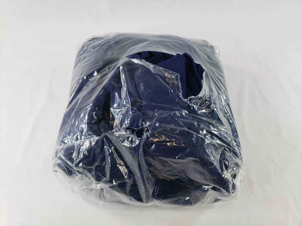 CHENGU Spandex Chair Sashes Wedding Chair Bands Deep Blue, 100 Pcs - Image 3 of 4