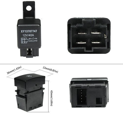 US Location H11 Fog Light Wiring Harness Switch Kit for Honda LED Relay 12V 40A - Picture 9 of 11