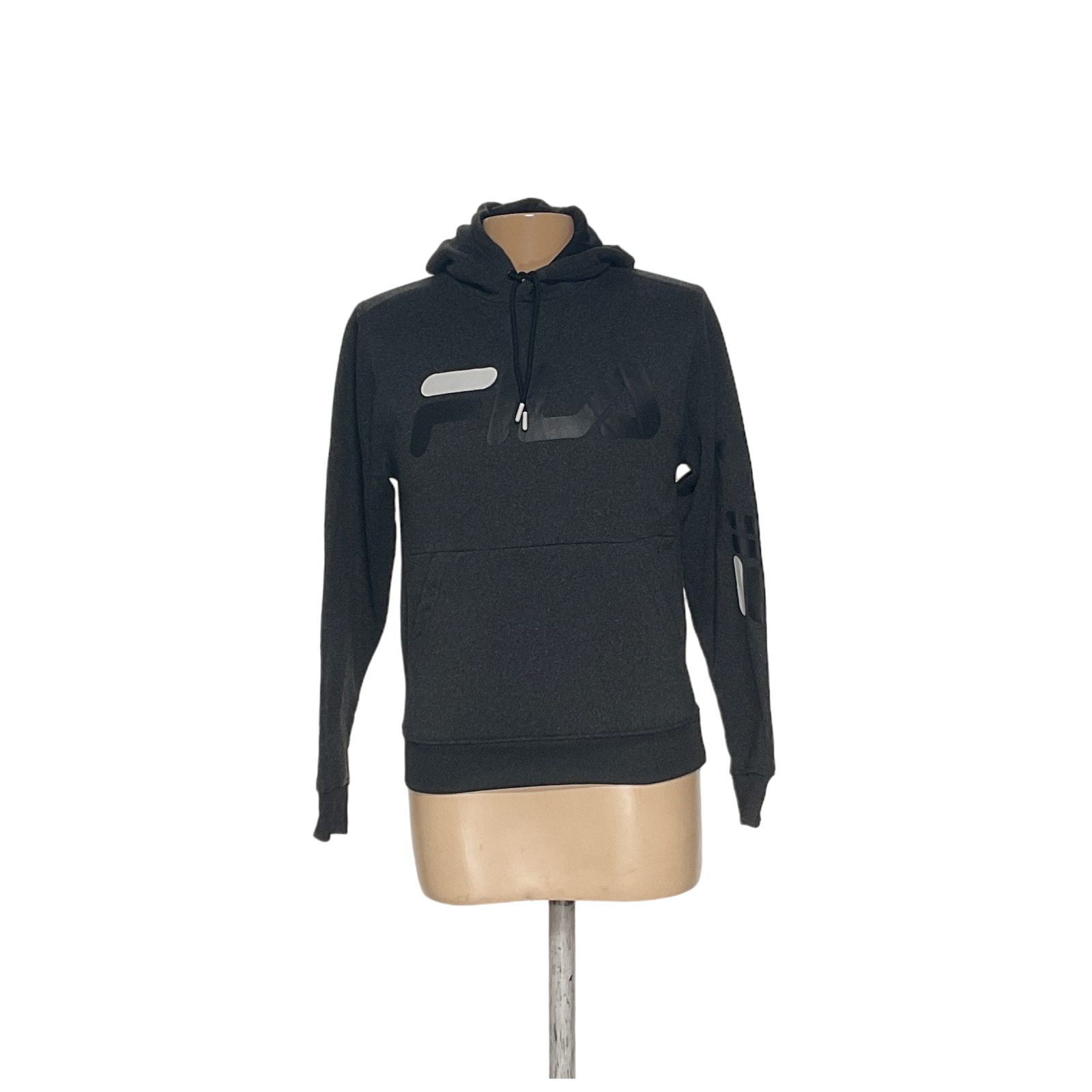 Felpa con cappuccio pullover grigio uomo Fila taglia S