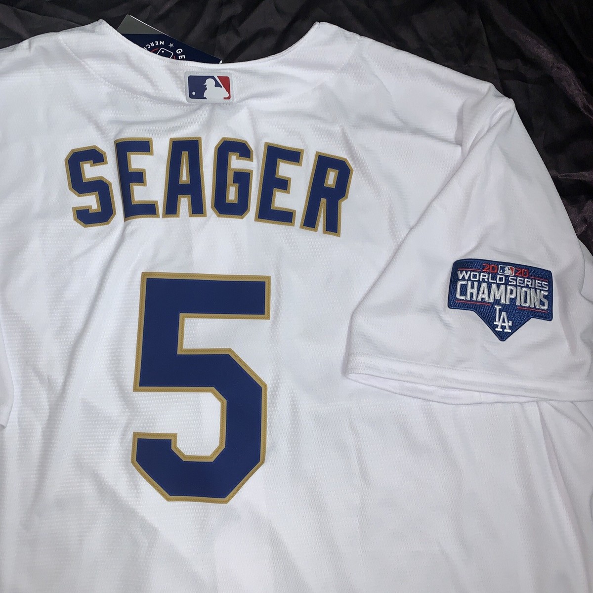 Los Angeles Dodgers Corey Seager Size 3X Nike World Series