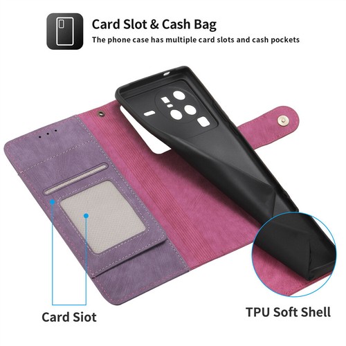 Skin Feel Zip Wallet Case Phone Case Cover for OnePlus 12 11 9 8T Nord N200 N100 - Picture 10 of 17
