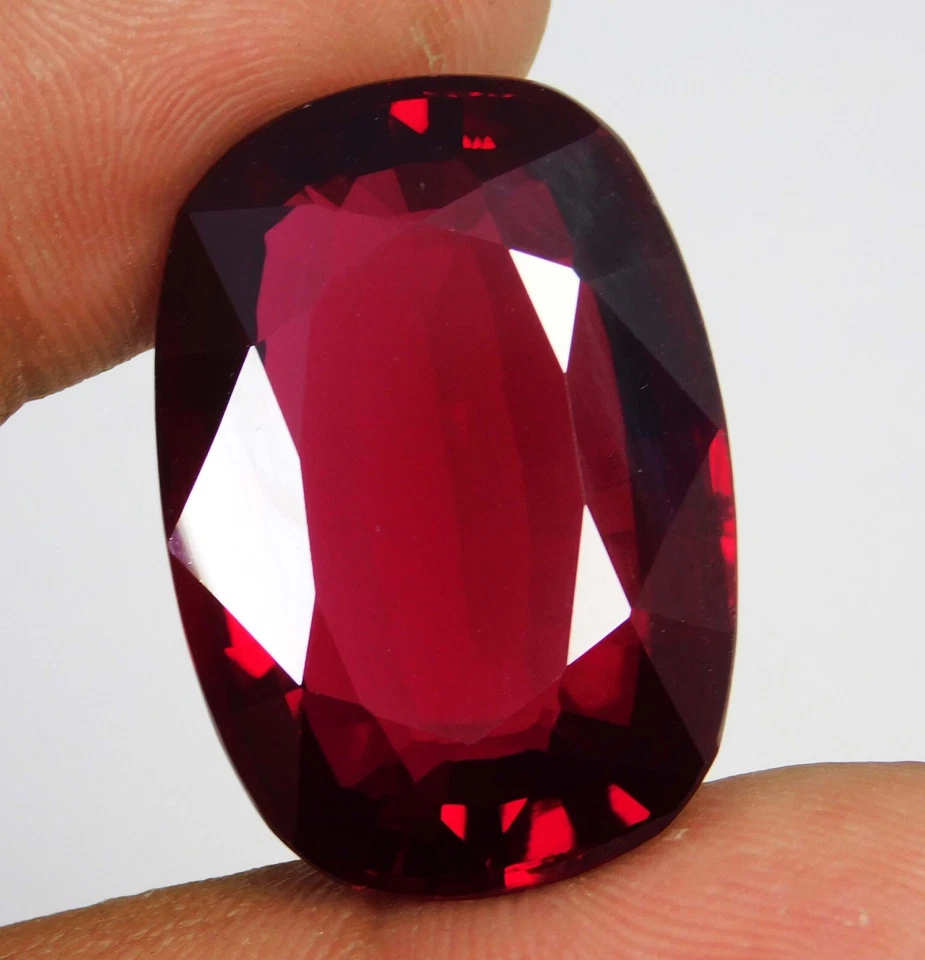 Certified 88.95 Ct Natural BURMA Pigeon Blood Red Ruby Unheated Loose Gemstone - Image 2 of 4