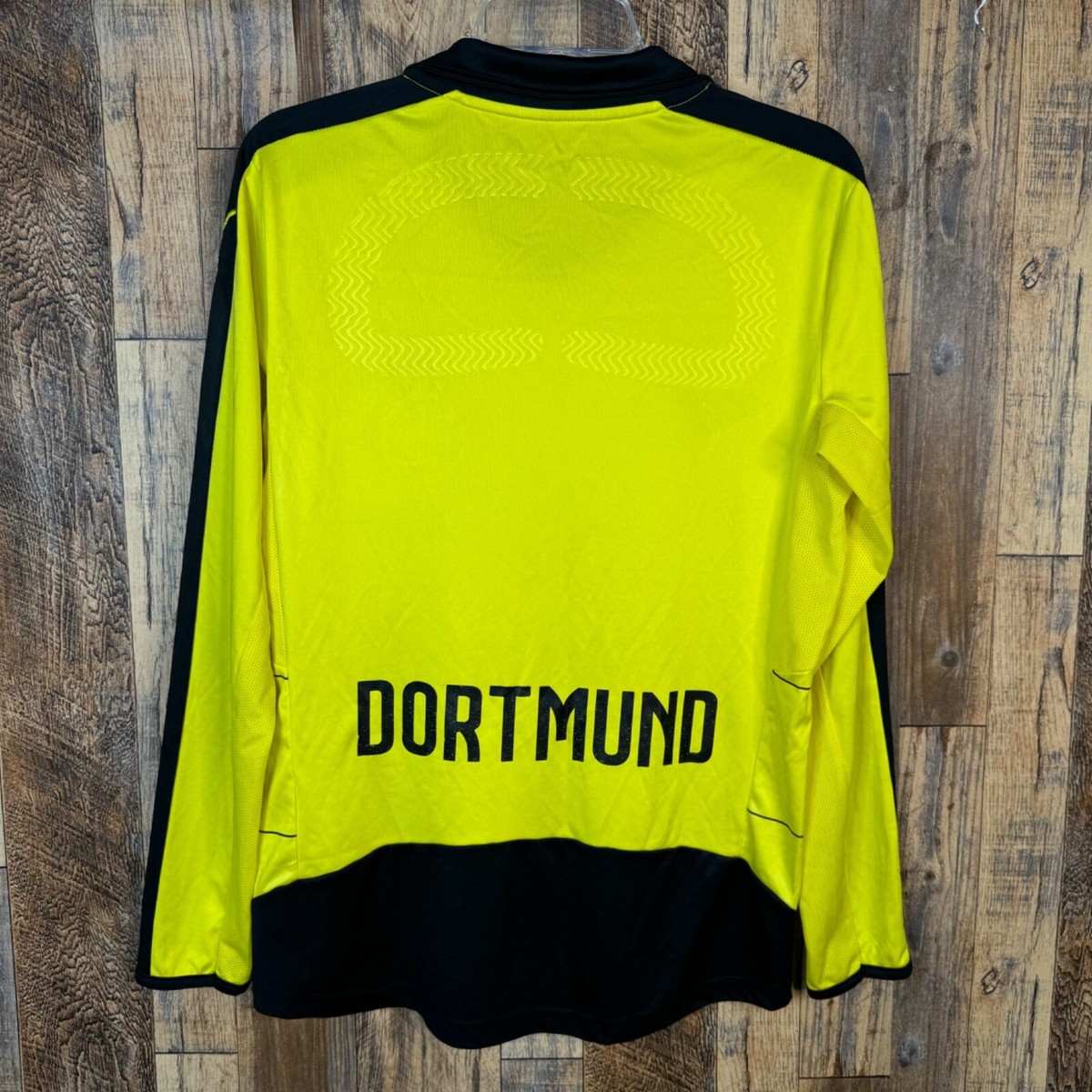 Borussia Dortmund 2015-16 Home Soccer Long Sleeve Jersey Puma