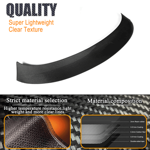 für BMW 3er F34 Gran Turismo 14-17 Carbon Heckspoiler Abrisskante Spoiler Lippe - Bild 4 von 8