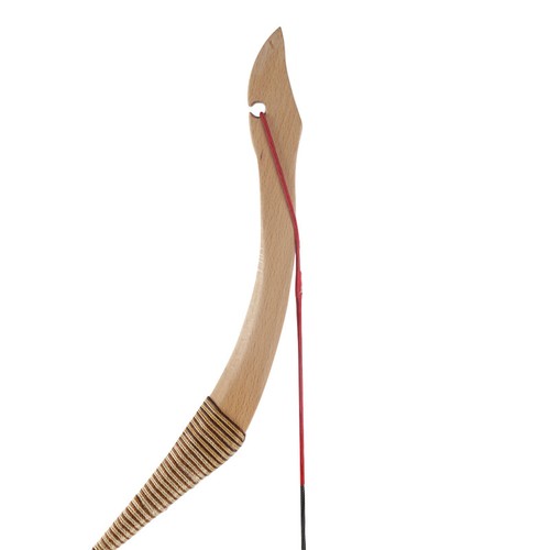 53" Archery Recurve Bow Mongolian Traditional Longbow 30-55lb Hunting 30-50lbs - Picture 11 of 27