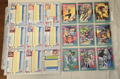 1992 IMPEL MARVEL X-MEN SERIES 1 COMPLETE BASE SET + 3 HOLOS SLEEVED - 103 CARDS - Picture 10 of 21