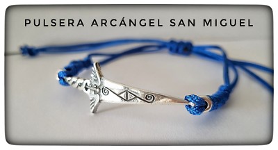 ESPADA SAN MIGUEL PLATA LEY PULSERA ARCANGEL  SAN MIGUEL SILVER ARCANGEL SWORD