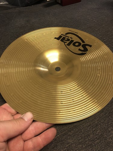 New Sabian Solar 10 Inch Splash Cymbal Made In Canada - Picture 2 of 2