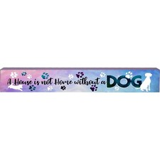 16 x 2.5 Dog Long Wood Sign