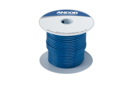 Ancor 102110 Tinned Copper Wire, 16 AWG (1mm2), Dark Blue - 100ft