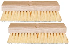 Magnolia 10DTL 10-inch Deck Scrub Indoor Outdoor Concrete Hard Floor Brush 2 PK