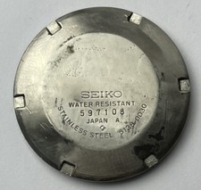 Fondo Lunotto Coperchio Seiko Kakume, 6138-0030 Inossidabili Steel Back