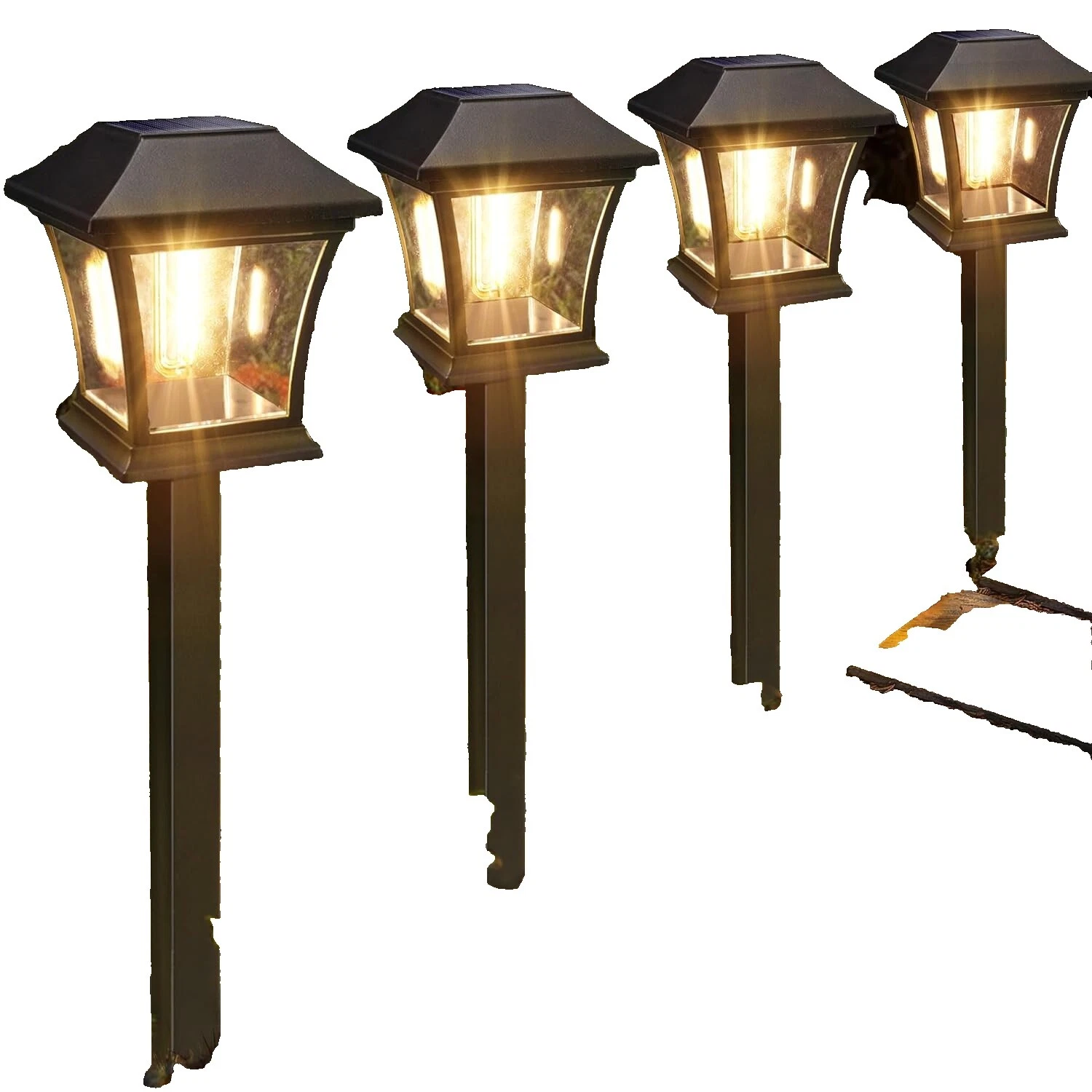 Luces de vías moderna de plástico