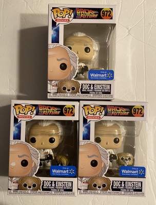 Funko Pop Back to the Future Doc and Einstein Walmart Exclusive 972. Lot Of 3. 889698496858 | eBay