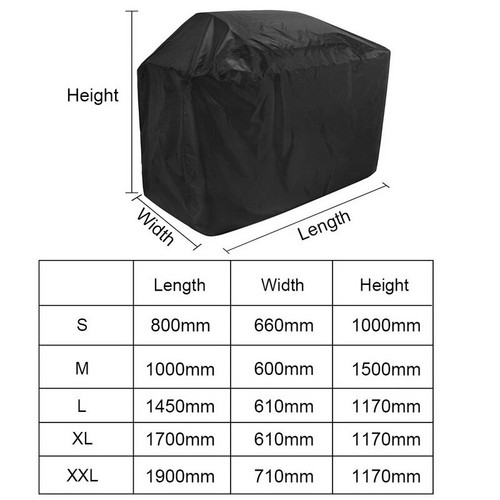 Garden BBQ Gas Grill Cover Barbecue Waterproof Outdoor Heavy Duty UV Protection - Picture 15 of 17