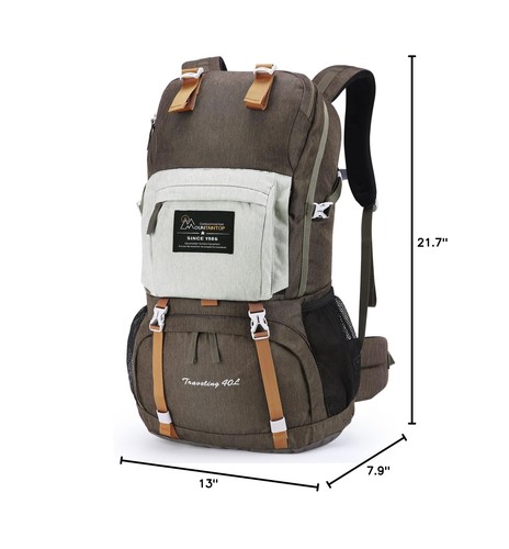 MOUNTAINTOP 40L Hiking Backpack Lightweight Travel Backpack for Men&Women Out... - Picture 10 of 10