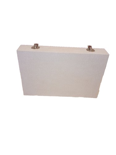 Jewelry Box New Ivory Velvet Anti-Tarnish Lining & Latch Free Shipping (JB21) - Picture 7 of 10