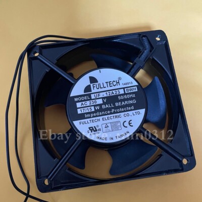 1pcs  FULLTECH UF-12A23 BWH AC230V 17/15W 2-wire industrial axial cooling fan