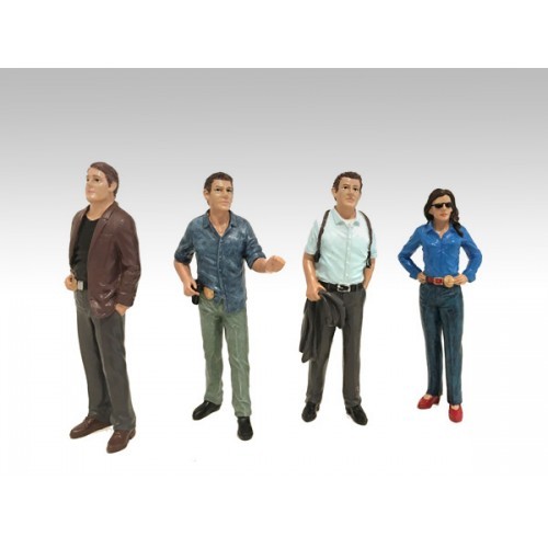 "THE DETECTIVE #4" FIGURE FOR 1:18 SCALE MODELS BY AMERICAN DIORAMA 23894 - Picture 4 of 4
