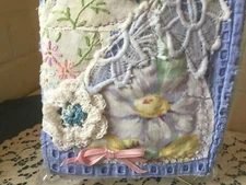 HAND MADE JUNK JOURNAL- GARDEN OF HAPPINESS -SWEET