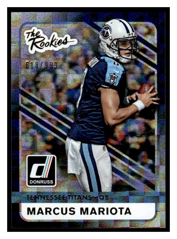 2015 Donruss #37 Marcus Mariota The Rookies #/999