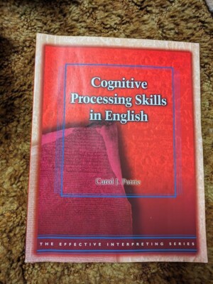 Cognitive Processing Skills in English by Carol J. Patrie (with DVD)