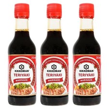 Kikkoman Teriyaki Marinade Teriyaki Sauce Teriyaki Sosse Teriyakisauce 3x250ml