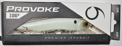 6th sense provoke FFS series 106x suspending jerkbait 4'' 1/2oz french bone pearl