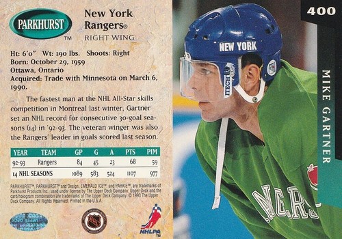 New York Rangers NHL Hockey Cards - Buy 1 Card, Get 2 Cards Free - Picture 343 of 455