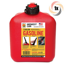 1x Can Midwest Flame Shield 2310 Safe Gasoline Can Spout Included 2 Gallons