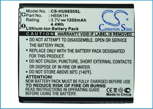 3.7V battery for Huawei U8666, M865, C8650, C8850, U8655, Summit, U8651S, Sonic - 第 5/5 張圖片