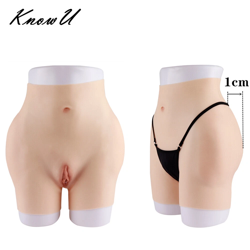 Silicone Panty Camel Toe Plump Hips Underwear Tight Pant Fake Vagina  Transgender | eBay
