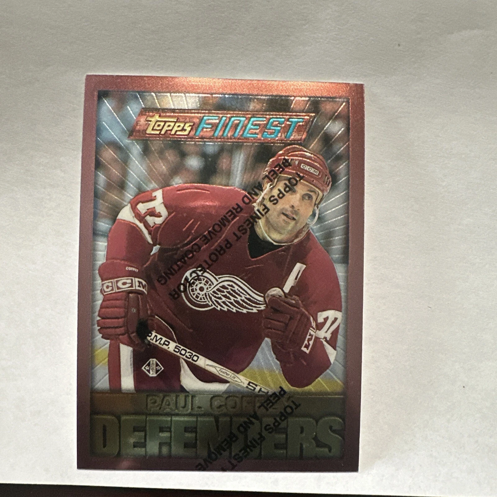 1995-96 Topps Finest - Refractor #137 Paul Coffey