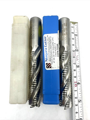 Lot Of 2 Niagara Cutter HSCO 72244 End Mill REM  3/4  Lead 4.081