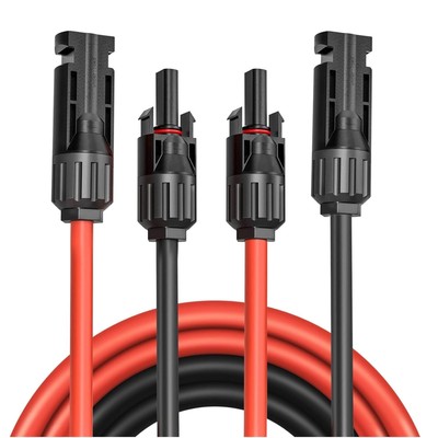High-Quality 6 m Solar Extension Cable - 4 mm², Waterproof, Easy Plug-and-Play