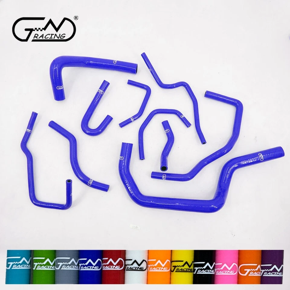 Fit Honda CRV CR-V MK1 B18 B20 1997-2001 Silicone Radiator Heater Hose Kit Black - Image 3 of 4