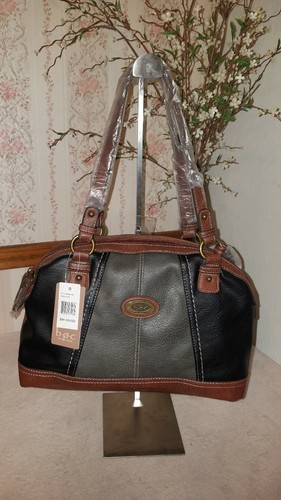 Bolso Cartera Grande B.O.C Negro/Carbón/Chocolate Coshocton Power Bank $88 - Imagen 2 de 11