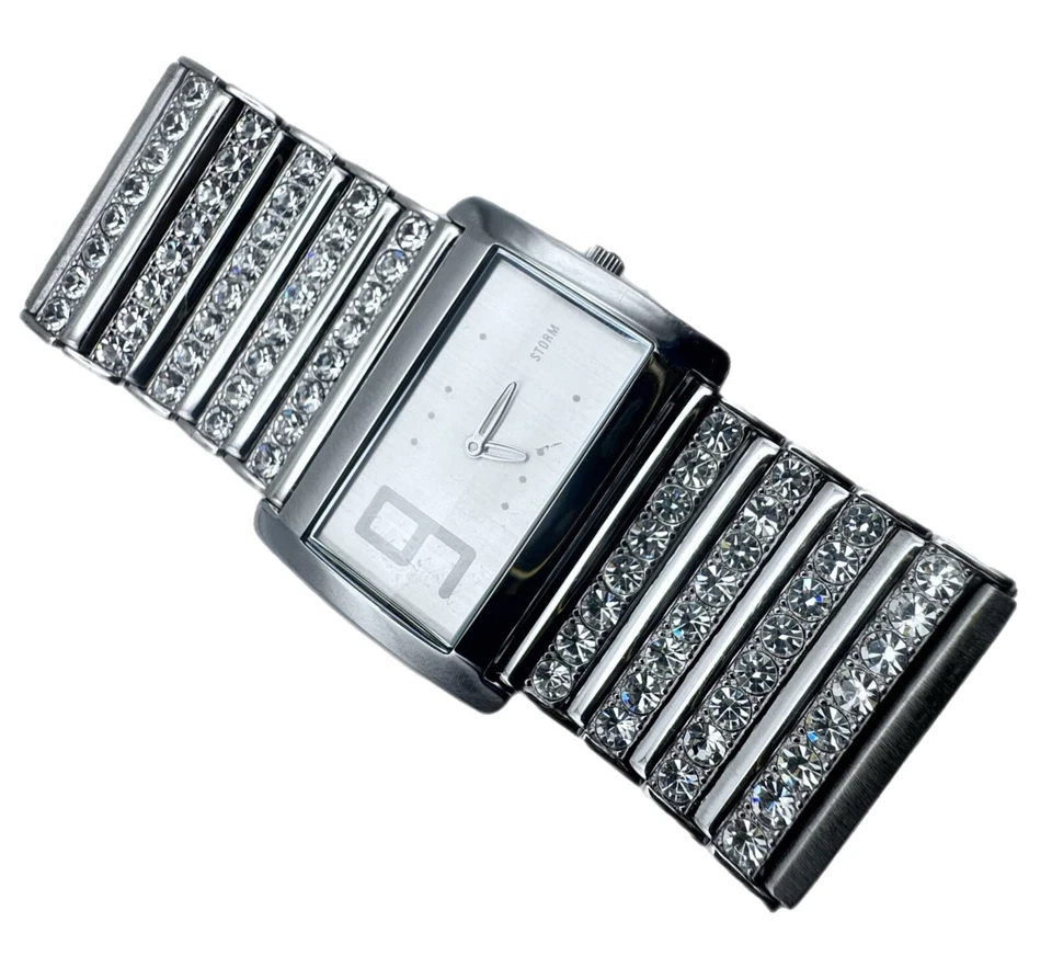 Reloj Pulsera STORM Opulent 02051 Cristal - Plateado - Glamour Llamativo Foto 4 de 4