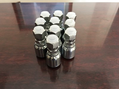 WEATHERHEAD HYDRAULIC HOSE FITTING, 04Z606 INTERCHANGE STYLE 10 Pkg  #6FJIC 