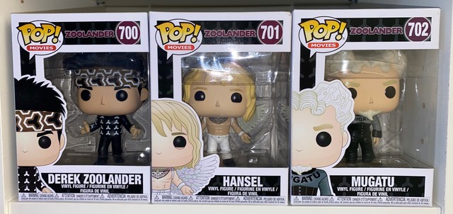 Funko Pop Vinyls Movies Zoolander Derek Hansel Mugatu Bundle Funko Pop Vinyls Movies Zoolander Derek Hansel Mugatu Bundle