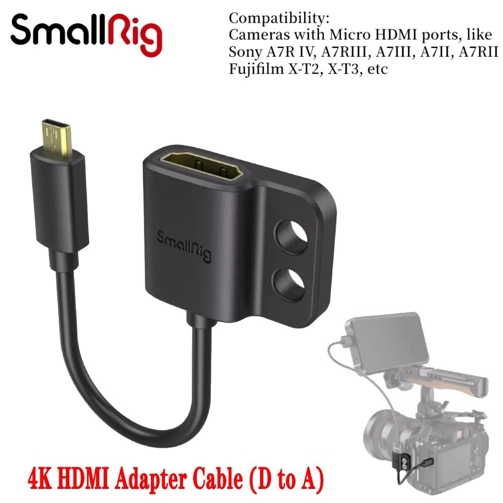 Hdmi Adapter Cable Sony A7 Iii Micro Hdmi Sony Micro Hdmi SmallRig