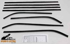 1963-1966 Dodge Dart Hardtop Window Felt Beltline Weatherstrip - 8pc 1963-1966 Dodge Dart Hardtop Window Felt Beltline Weatherstrip - 8pc