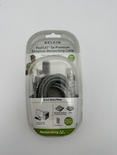 Networking Cable FastCAT 5e Belkin 14ft. Premium Snagless gray RJ45 Male sealed